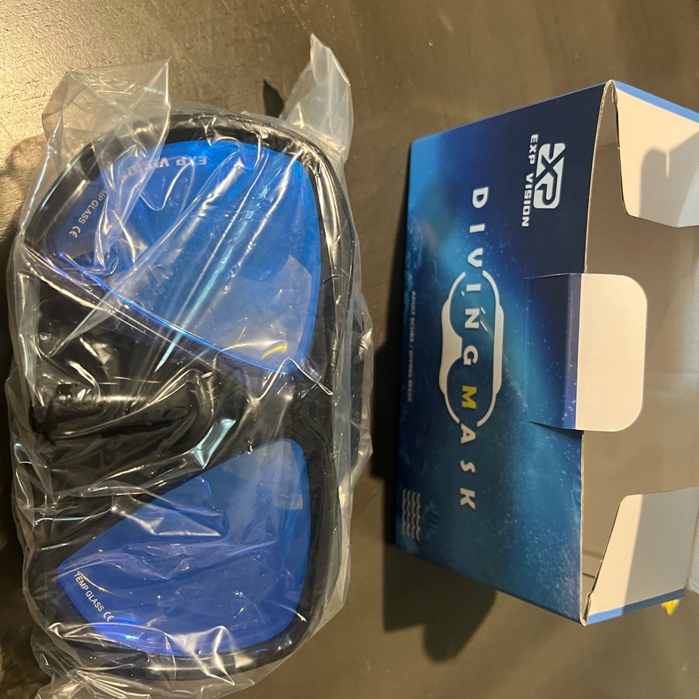 Blue Diving Mask